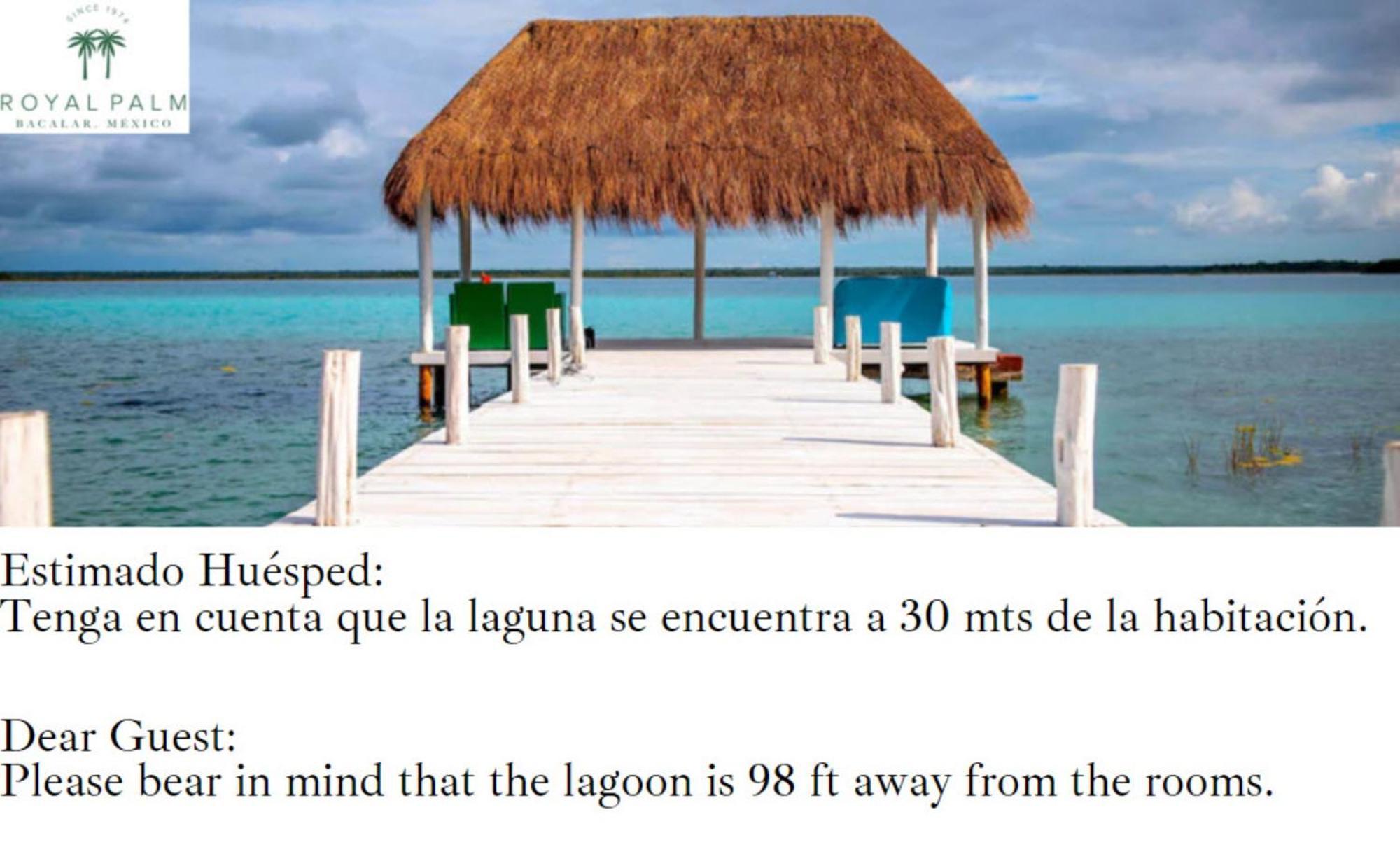 Royal Palm Bacalar Cabanas & Lagoon Club חדר תמונה